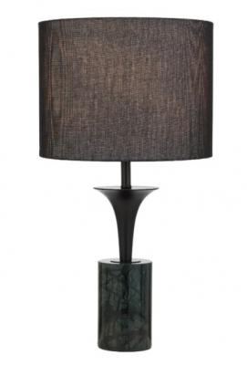 RENARA GREEN MARBLE BLACK TABLE LAMP